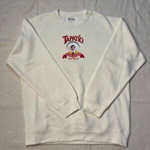 Brand New Tapatio Salsa Picante Hot Sauce Pullover Crewneck Sweatshirt Mens L